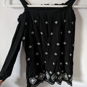 flowy My Michael black summer shirt